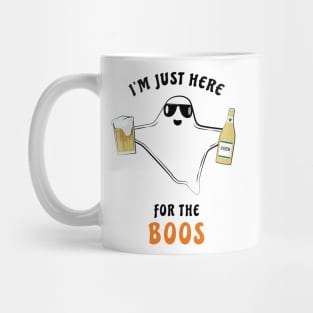 I'm Just Here For The Boos - Funny Halloween Ghost Mug